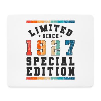 Limited Edition since 1927 Geburtstag Geschenk - Mousepad (Querformat) - Weiß - Vorne