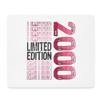 Limited Edition seit 2000 Geburtstag Vintage 2000 - Mousepad (Querformat) - Weiß - Vorne