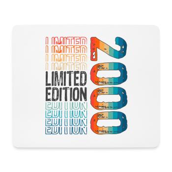 Limited Edition seit 2000 Geburtstag Vintage 2000 - Mousepad (Querformat) - Weiß - Vorne