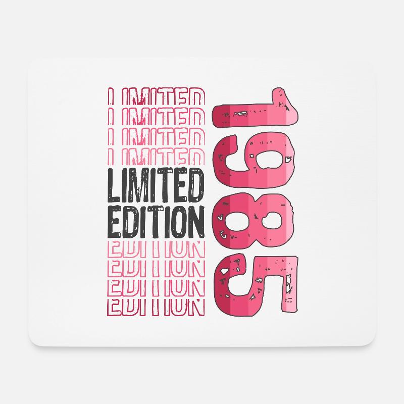 Limited Edition seit 1985 Geburtstag Vintage 1985 - Mousepad (Querformat) - Weiß