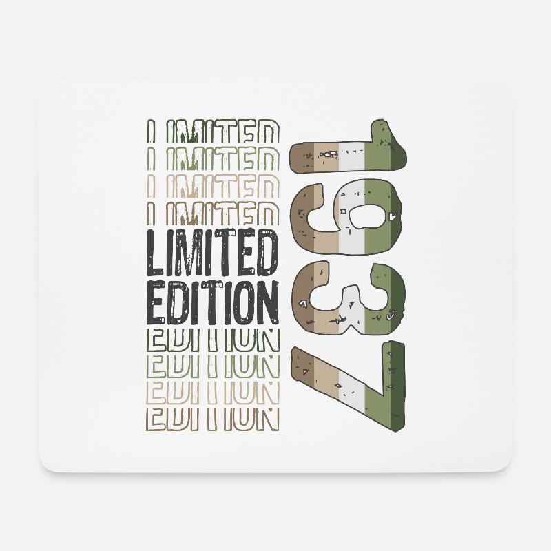 Limited Edition seit 1937 Geburtstag Vintage 1937 - Mousepad (Querformat) - Weiß