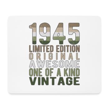 Limited Edition Since 1945 Birthday Vintage 1945 - Mouse Pad (horizontal) - white - Front