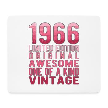 Limited Edition seit 1966 Geburtstag Vintage 1966 - Mousepad (Querformat) - Weiß - Vorne