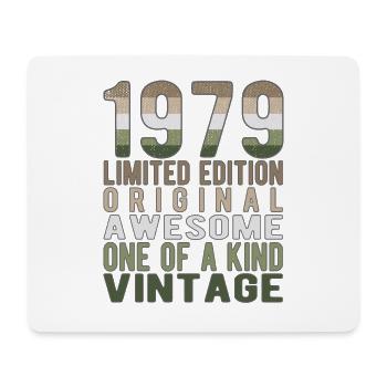 Limited Edition seit 1979 Geburtstag Vintage 1979 - Mousepad (Querformat) - Weiß - Vorne