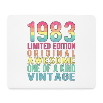 Limited Edition Since 1983 Birthday Vintage 1983 - Mouse Pad (horizontal) - white - Front