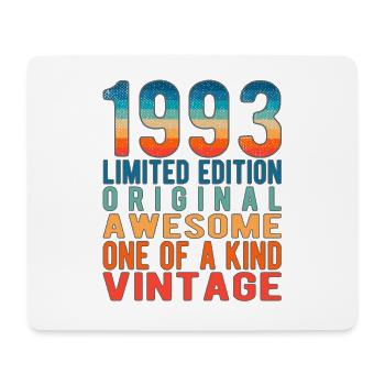 Limited Edition seit 1993 Geburtstag Vintage 1993 - Mousepad (Querformat) - Weiß - Vorne