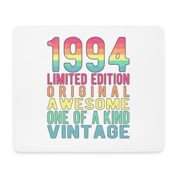 Limited Edition seit 1994 Geburtstag Vintage 1994 - Mousepad (Querformat) - Weiß - Vorne
