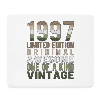 Limited Edition seit 1997 Geburtstag Vintage 1997 - Mousepad (Querformat) - Weiß - Vorne