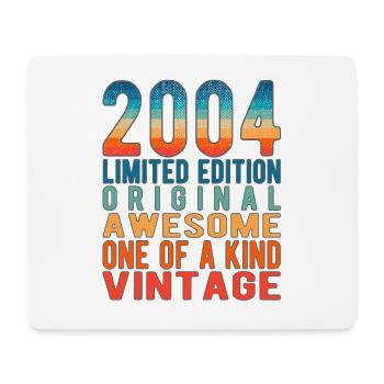Limited Edition Since 2004 Birthday Vintage 2004 - Mouse Pad (horizontal) - white - Front