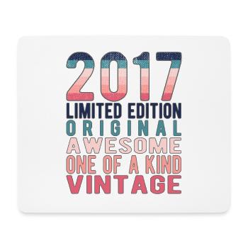 Edition limitée depuis 2017 Anniversaire Millésime 2017 - Tapis de souris (format paysage) - blanc - Devant
