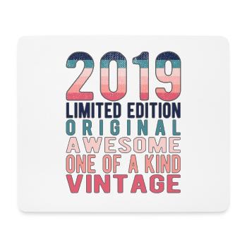Edition limitée depuis 2019 Anniversaire Millésime 2019 - Tapis de souris (format paysage) - blanc - Devant