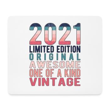 Limited Edition Since 2021 Birthday Vintage 2021 - Mouse Pad (horizontal) - white - Front