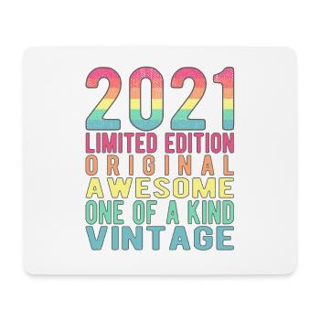 Limited Edition Since 2021 Birthday Vintage 2021 - Mouse Pad (horizontal) - white - Front