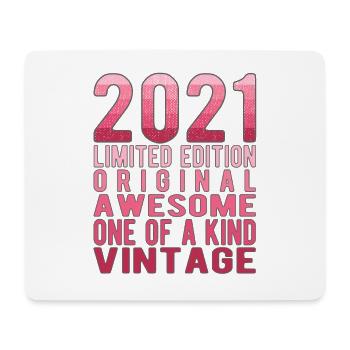 Limited Edition Since 2021 Birthday Vintage 2021 - Mouse Pad (horizontal) - white - Front
