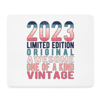 Limited Edition seit 2023 Geburtstag Vintage 2023 - Mousepad (Querformat) - Weiß - Vorne
