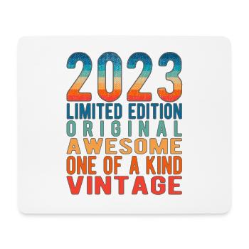 Limited Edition seit 2023 Geburtstag Vintage 2023 - Mousepad (Querformat) - Weiß - Vorne