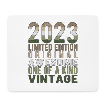 Limited Edition seit 2023 Geburtstag Vintage 2023 - Mousepad (Querformat) - Weiß - Vorne