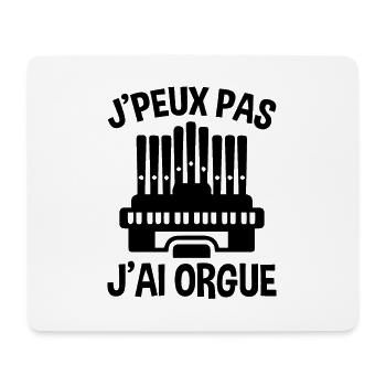 I Can't I Have Organ - Mouse Pad (horizontal) - white - Front