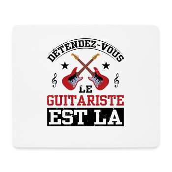 Détendez-vous Le Guitariste Est Là - Tapis de souris (format paysage) - blanc - Devant