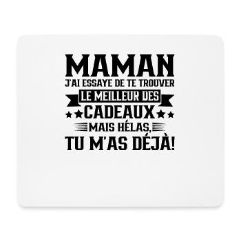 Maman Fête Des Mères Cadeau Anniversaire Amour Été - Tapis de souris (format paysage) - blanc - Devant