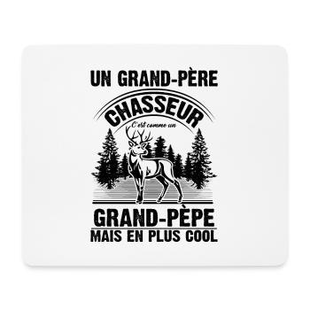 Grand-père Chasseur Chasser Cadeau Fête Des Pères - Tapis de souris (format paysage) - blanc - Devant