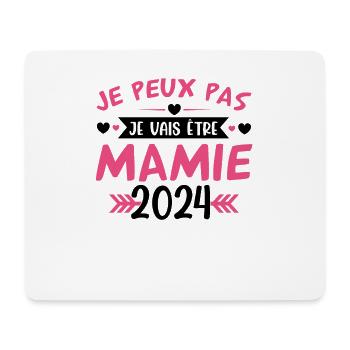 Mamie 2024 Cadeau Enceinte Maman Anniversaire Cool - Tapis de souris (format paysage) - blanc - Devant