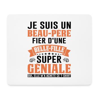 Beau-père Et Belle-fille Papa Fête Des Pères Cool - Tapis de souris (format paysage) - blanc - Devant