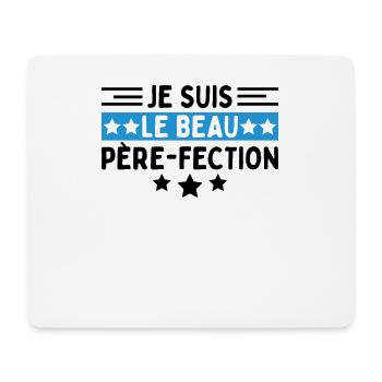 Fête Des Pères Papa Anniversaire Cadeau Beau Papa - Tapis de souris (format paysage) - blanc - Devant