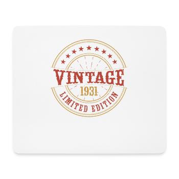 Vintage 1931 Vintage Anniversary Gift Idea 1931 - Mouse Pad (horizontal) - white - Front