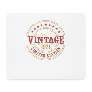 Vintage 1971 Vintage Anniversary Gift Idea 1971 - Mouse Pad (horizontal) - white - Front