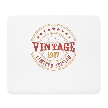 Vintage 1987 Vintage Anniversary Gift Idea 1987 - Mouse Pad (horizontal) - white - Front