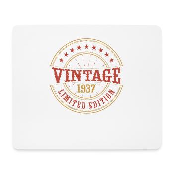 Vintage 1937 Vintage Jubiläum Geschenkidee 1937 - Mousepad (Querformat) - Weiß - Vorne