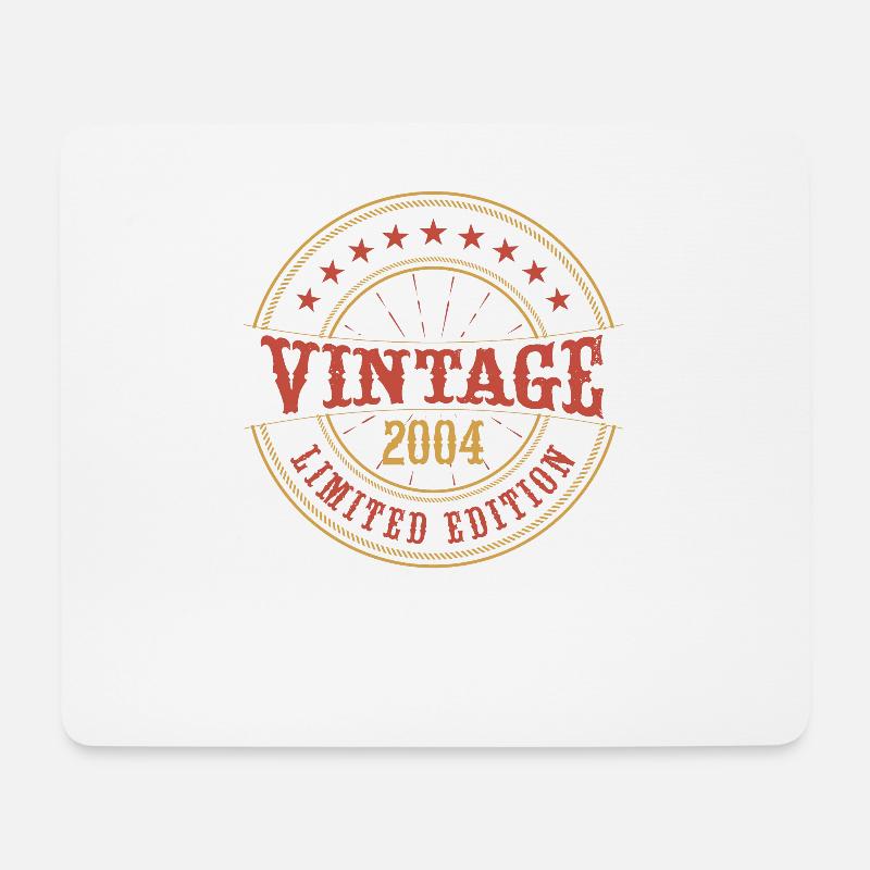 Vintage 2004 Vintage Jubiläum Geschenkidee 2004 - Mousepad (Querformat) - Weiß