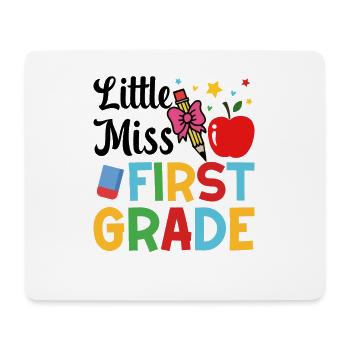 Little Miss erstes Jahr - Mousepad (Querformat) - Weiß - Vorne