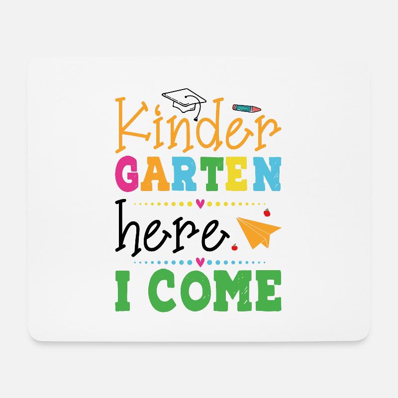 Der Kindergarten Me Voilà - Mousepad (Querformat) - Weiß