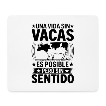 Cadeau De Vache Drôle - Tapis de souris (format paysage) - blanc - Devant