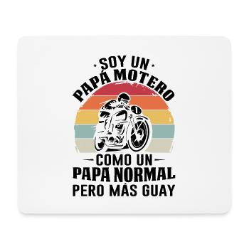Je Suis Un Papa Motard Pas Normal Mais Plus Cool - Tapis de souris (format paysage) - blanc - Devant