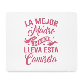 La Meilleure Mère Du Monde Porte Ce T-shirt - Tapis de souris (format paysage) - blanc - Devant