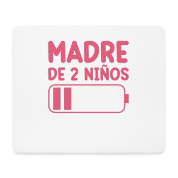Maman De Deux Enfants - Tapis de souris (format paysage) - blanc - Devant