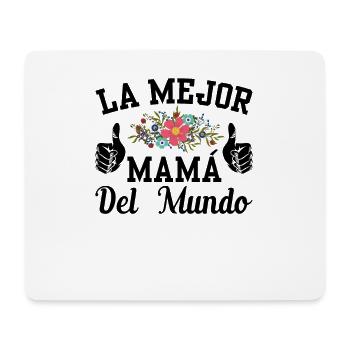 Certifiée Meilleure Maman du Monde - Tapis de souris (format paysage) - blanc - Devant