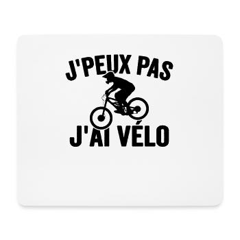Je Peux Pas J'ai Vélo De Route Vtt Sport Cycliste - Tapis de souris (format paysage) - blanc - Devant