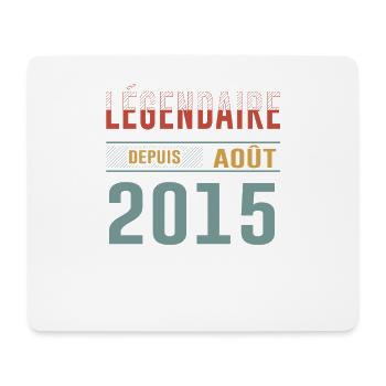Légendaire Depuis Août 2015 Anniversaire Cadeau - Tapis de souris (format paysage) - blanc - Devant