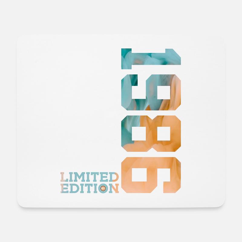 40. GEBURTSTAG LIMITED EDITION 1986 - Mousepad (Querformat) - Weiß