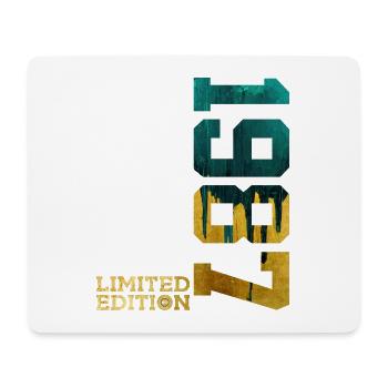 39. GEBURTSTAG LIMITED EDITION 1987 - Mousepad (Querformat) - Weiß - Vorne
