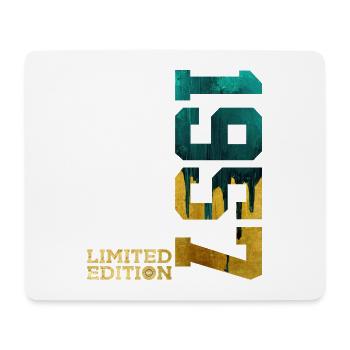 69TH BIRTHDAY LIMITED EDITION 1957 - Mouse Pad (horizontal) - white - Front