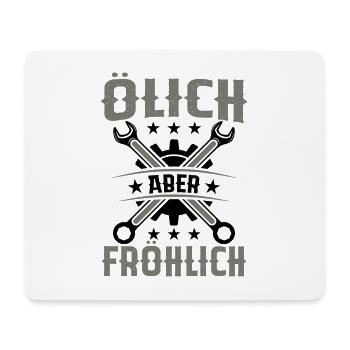 Ölich Aber Fröhlich - Mousepad (Querformat) - Weiß - Vorne