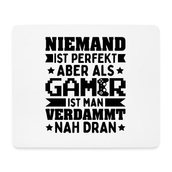 Funny Gift Idea For Gamers - Mousepad (Querformat) - Weiß - Vorne