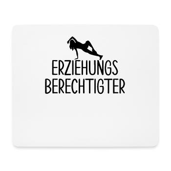 BDSM Gag Fetish Educational Gift - Mousepad (Querformat) - Weiß - Vorne