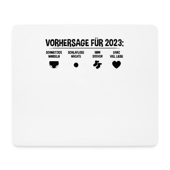 Zukünftige Mutter Zukünftiger Vater 2023 - Mousepad (Querformat) - Weiß - Vorne