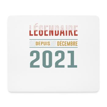 Légendaire Depuis Décembre 2021 Anniversaire - Tapis de souris (format paysage) - blanc - Devant
